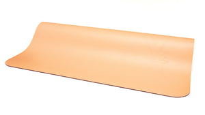 LUVe Yoga Premium Natural Yoga Mat - Apricot Ice