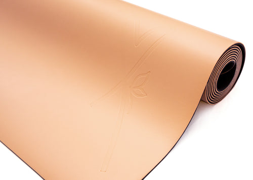 LUVe Yoga Premium Natural Yoga Mat - Apricot Ice