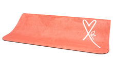Load image into Gallery viewer, LUVe Yoga Microfibre Natural Yoga Mat - Coral Living