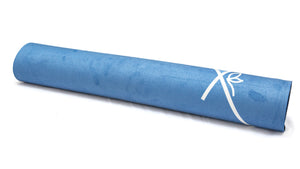 LUVe Yoga Microfibre Natural Yoga Mat - Turkish Blue